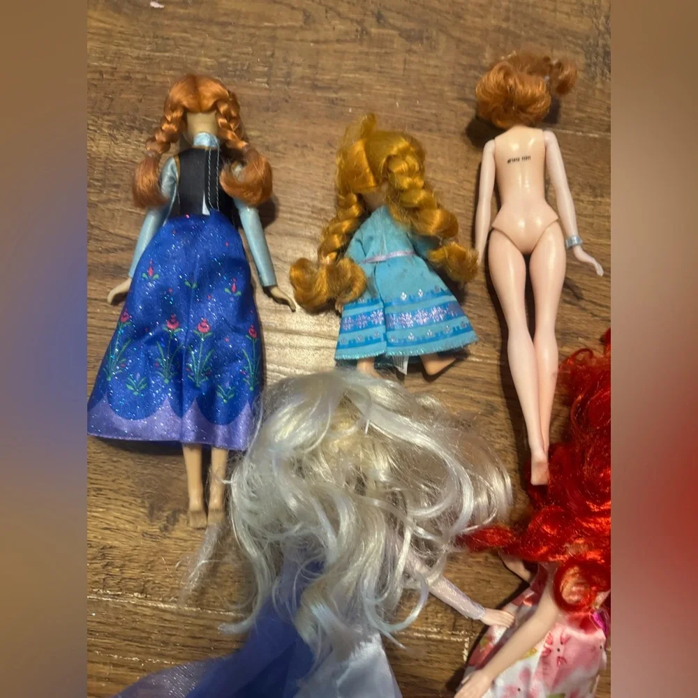Disney Barbie doll lot of 5 dolls